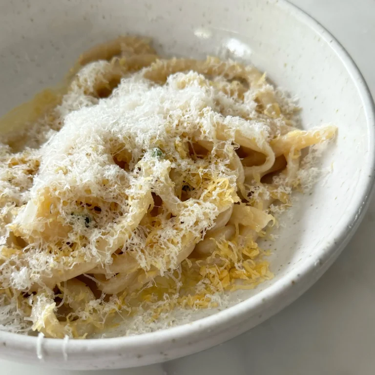 PASTA_Pici with marjoram, crispy garlic and parmigiano reggiano_Photo by PASTA